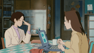 Shizuku Tsukishima's mother and sister talking about her grades
