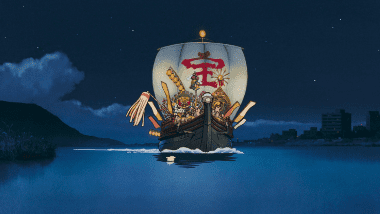 A treasure ship carrying the ordinary tanuki