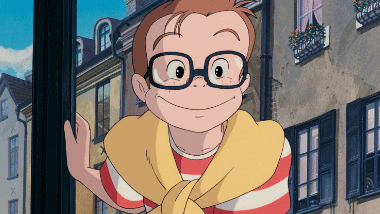 The boy Tombo who protected Kiki from the policeman