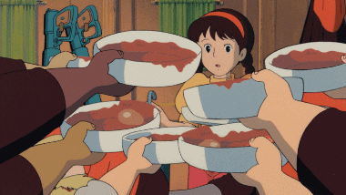 The Dola Gang asking for seconds of the meal Sheeta made.