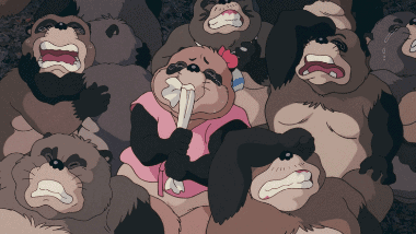 The tanuki weep in disappointment as their operation is used for theme park promotion