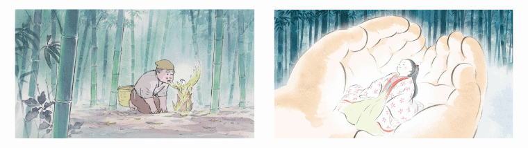The Old Man Finding Tiny Princess Kaguya