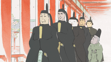 Five Nobles Walking In A Line