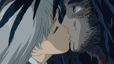 Sophie and Howl's kiss