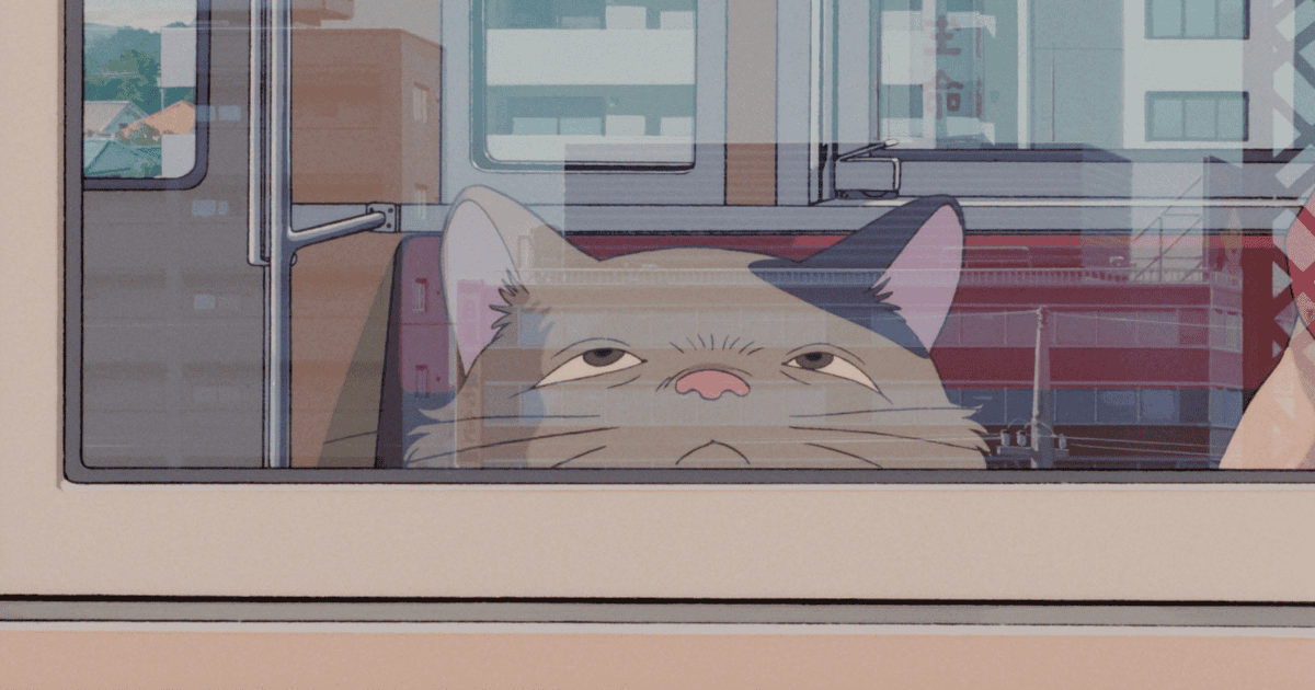A character (cat) from 'Whisper of the Heart,' Moon