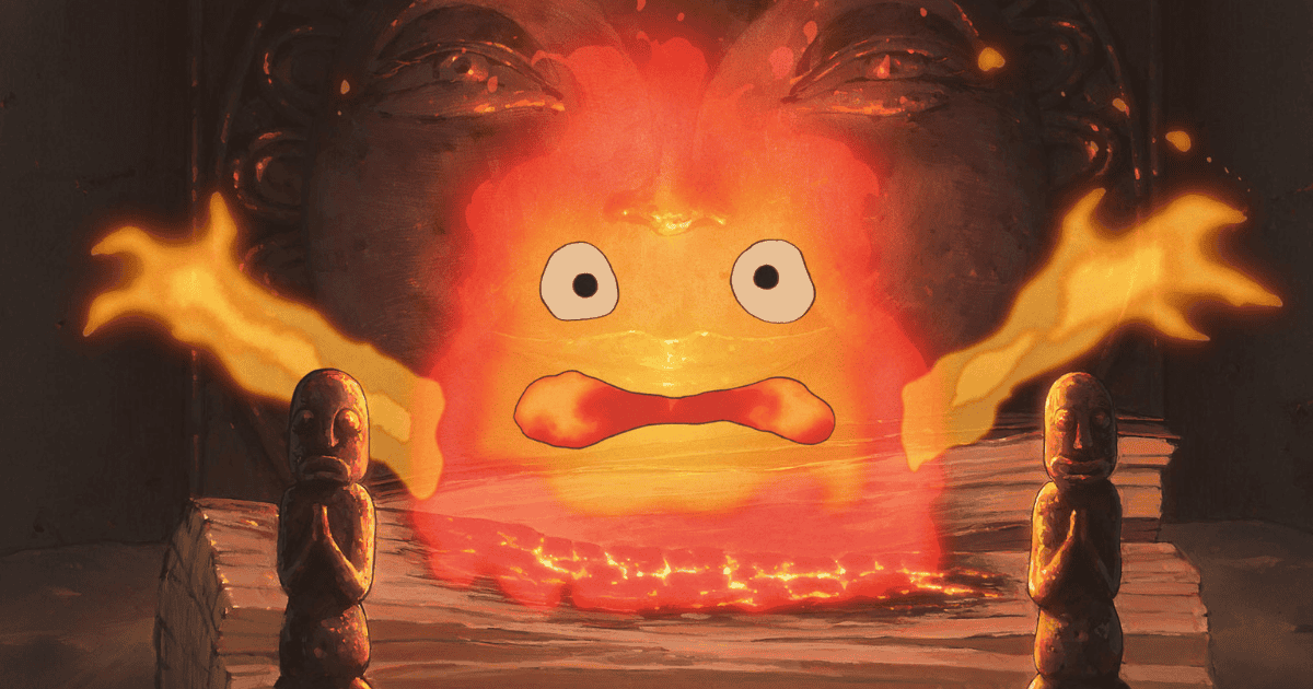 Calcifer, a character from 'Howl's Moving Castle'