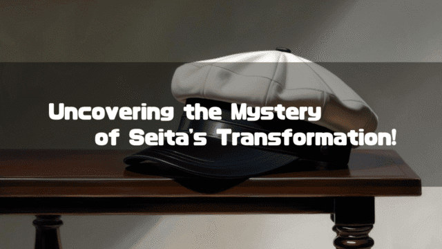 Seita's cap from "Grave of the Fireflies" resting on a wooden table, with the title text "Uncovering the Mystery of Seita's Transformation!" overlaid.