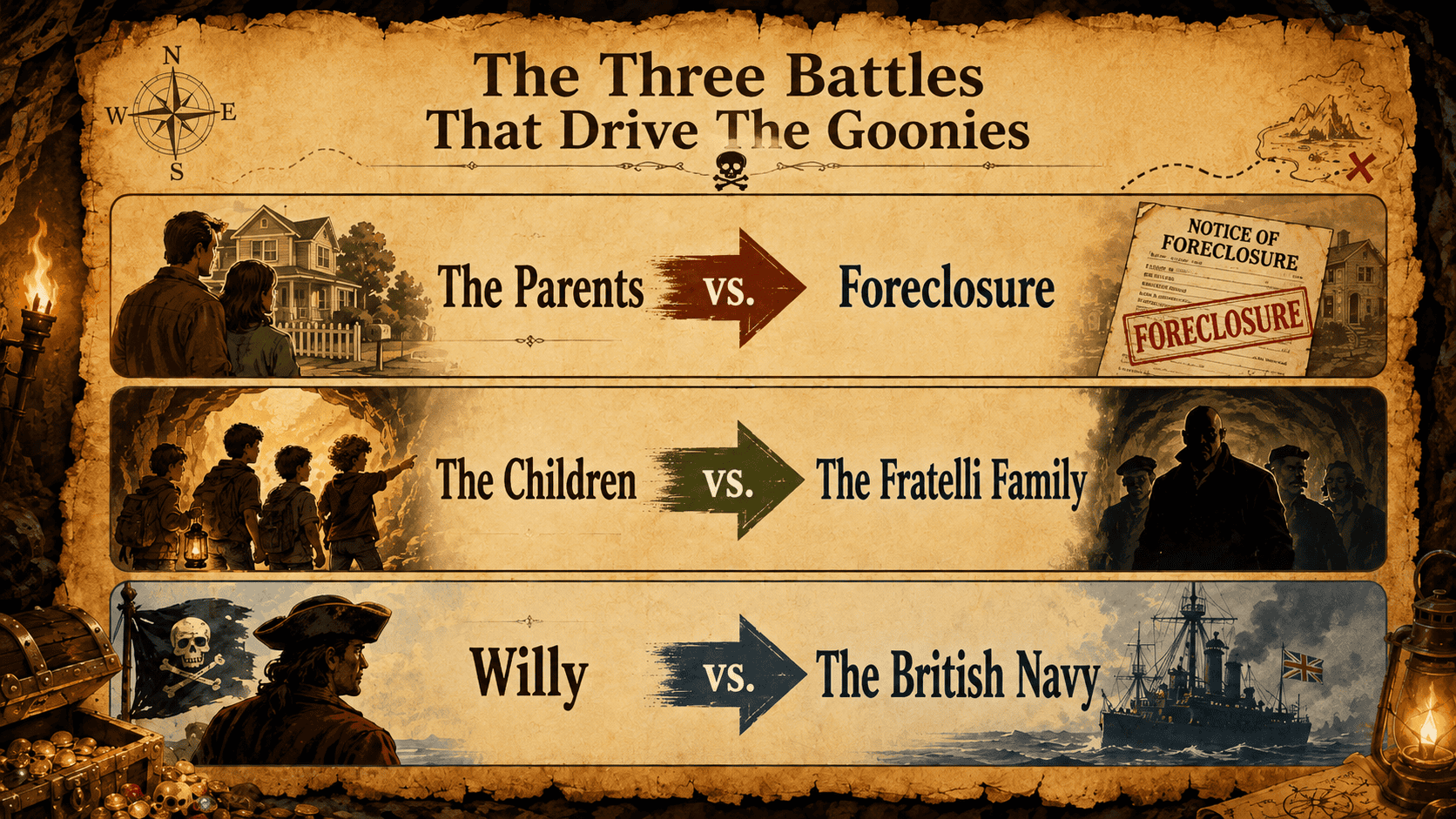Three Parallel Battles